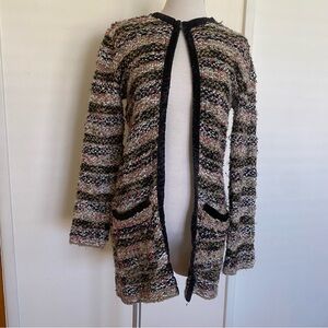 Mango Suit Open Cardigan Sweater